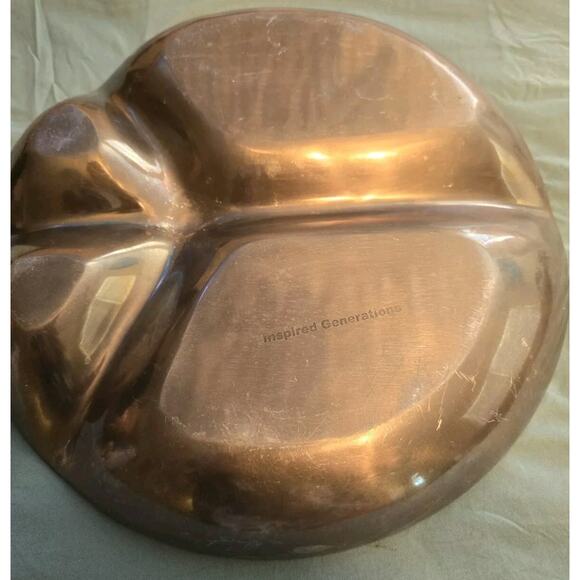 Inspired Generations Aluminum “Peace” Serving Dish With The Rich Look Of Pewter - Picture 7 of 7